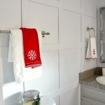 DIY budget bathroom renovation towels
