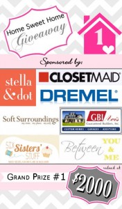 Home Sweet Home giveaway #1
