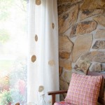 no sew diy white burlap curtains