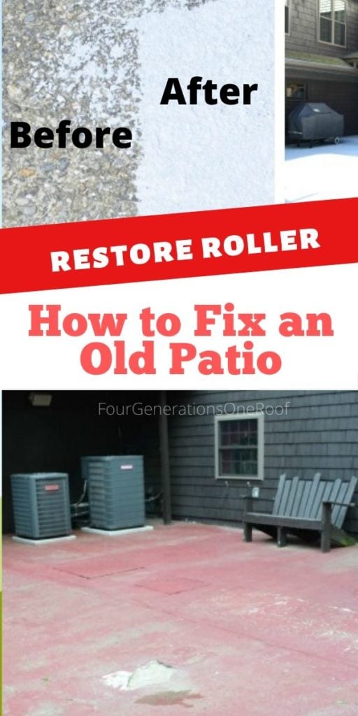 How to fix a concrete patio with RESTORE