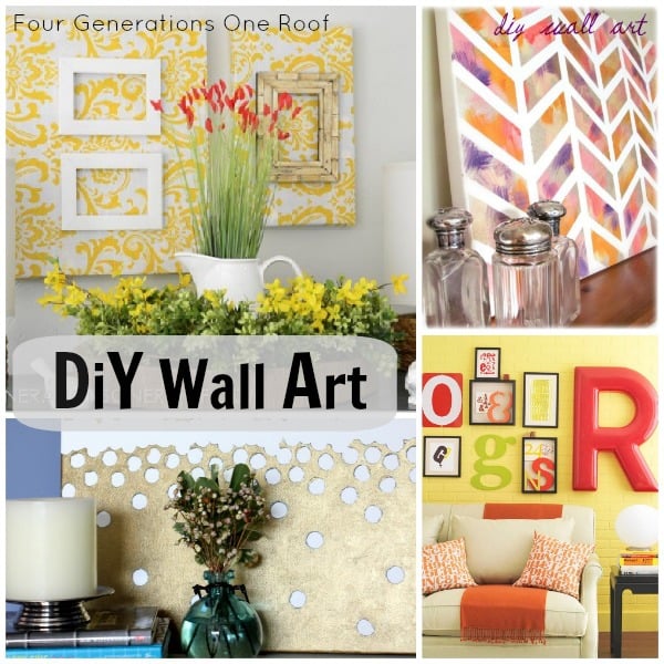 DIY wall art - Four Generations One Roof