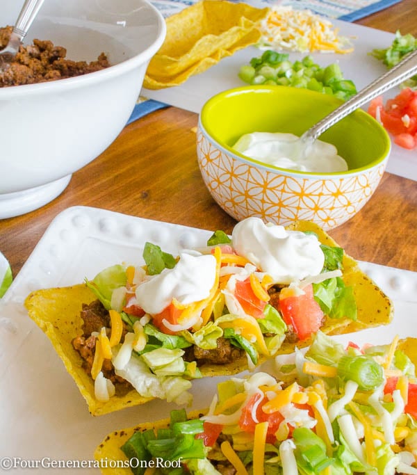 how to make tacos/flat bottom taco shells