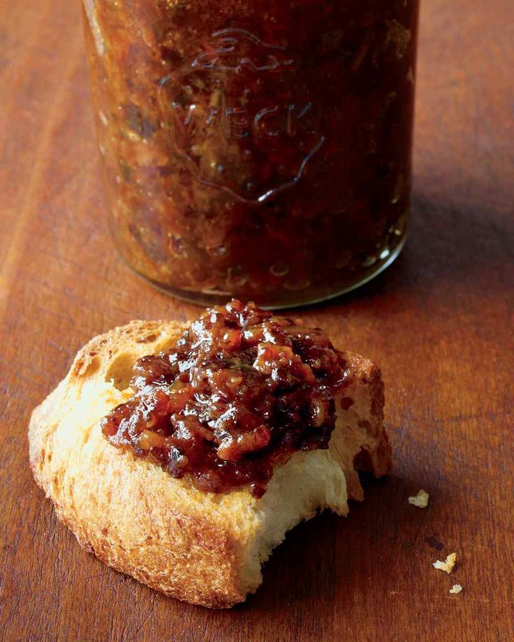 bacon-jam on toast amazing appetizer recipes 
