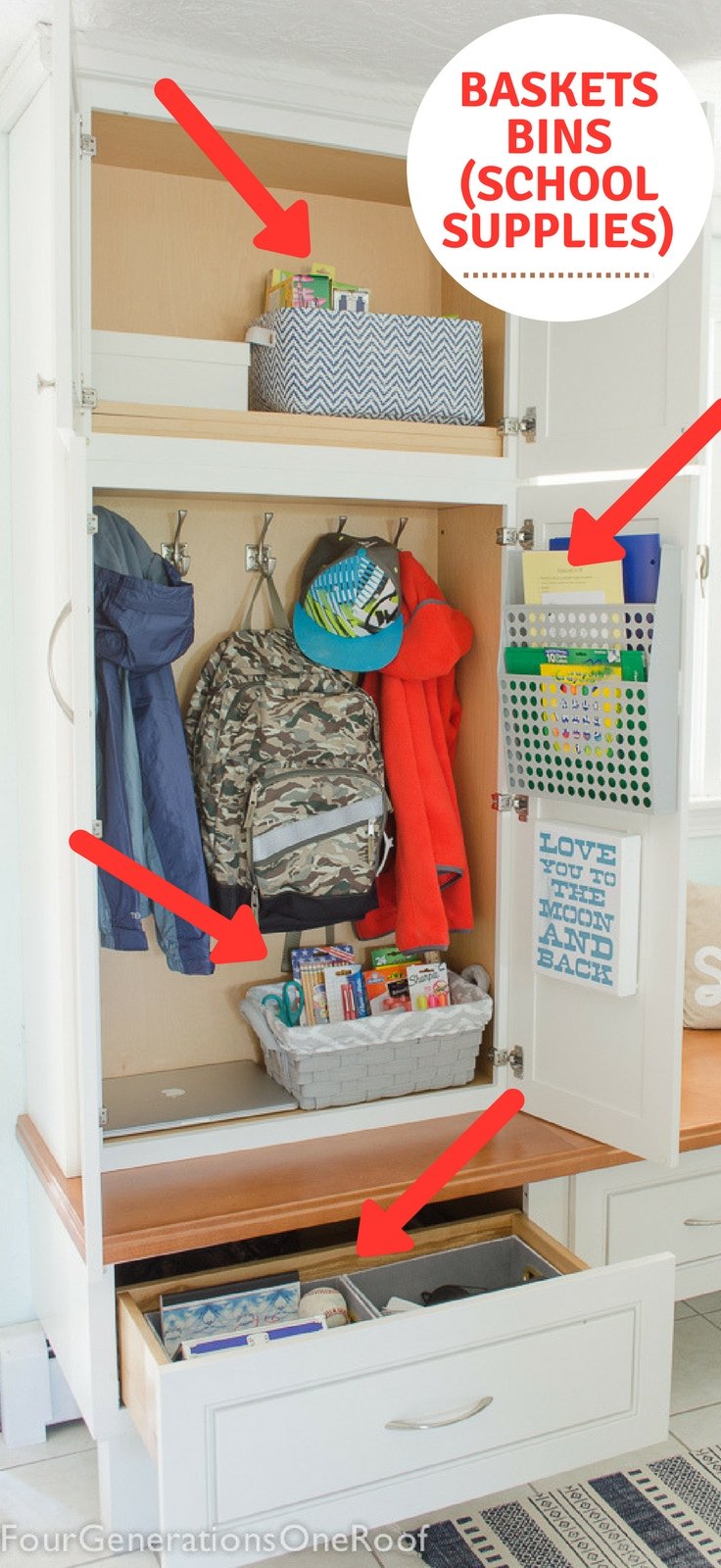 How to make a school locker at home
