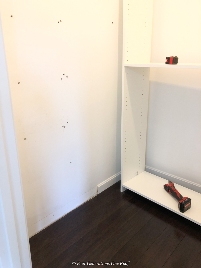 How To Install Wood Closet Shelving | Four Generations One Roof