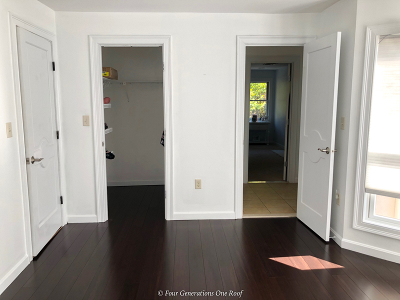 Replacing ugly wire closet shelving with wood shelving system
