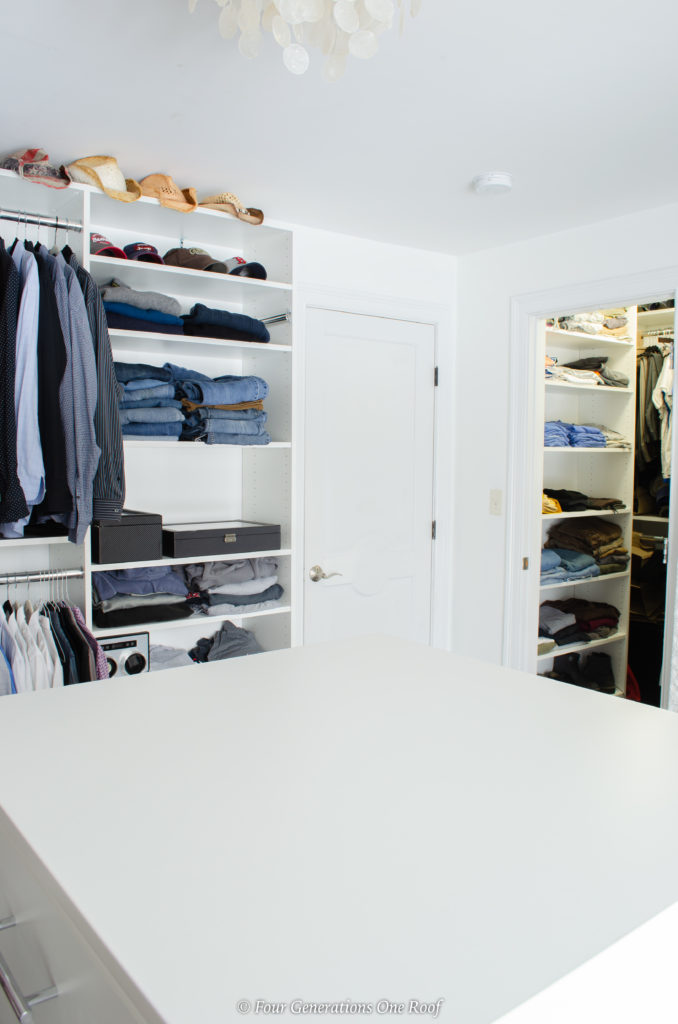 Weekend DIY Walk In Closet | Four Generations One Roof