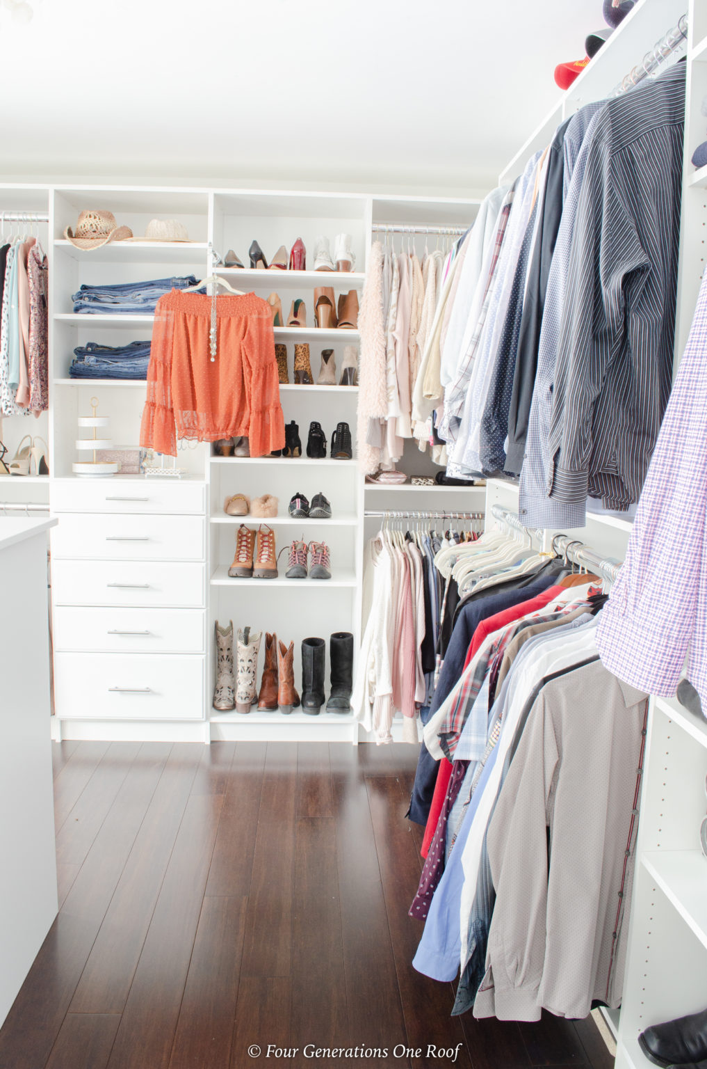 How To Turn A Spare Room Into A Closet | Four Generations One Roof