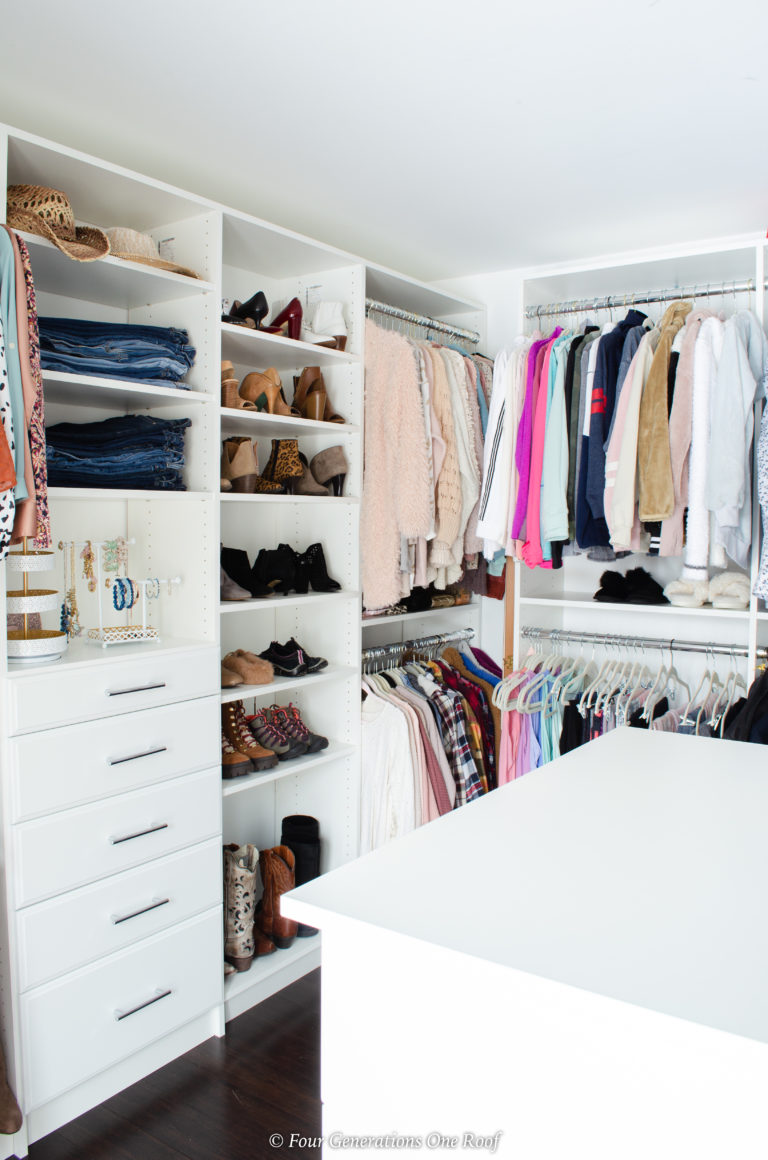 How To Turn A Spare Room Into A Closet | Four Generations One Roof