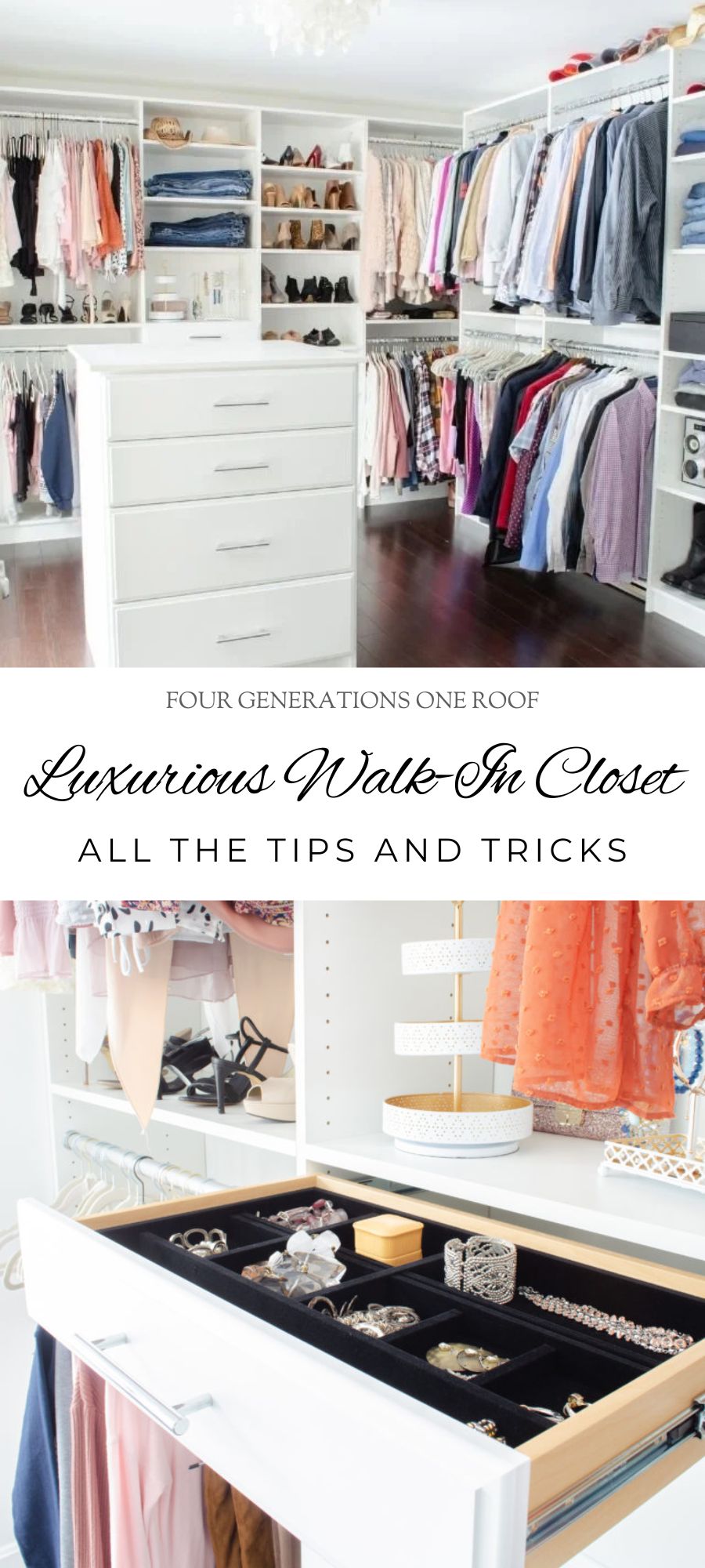 How To Turn A Spare Room Into A Closet | Four Generations One Roof