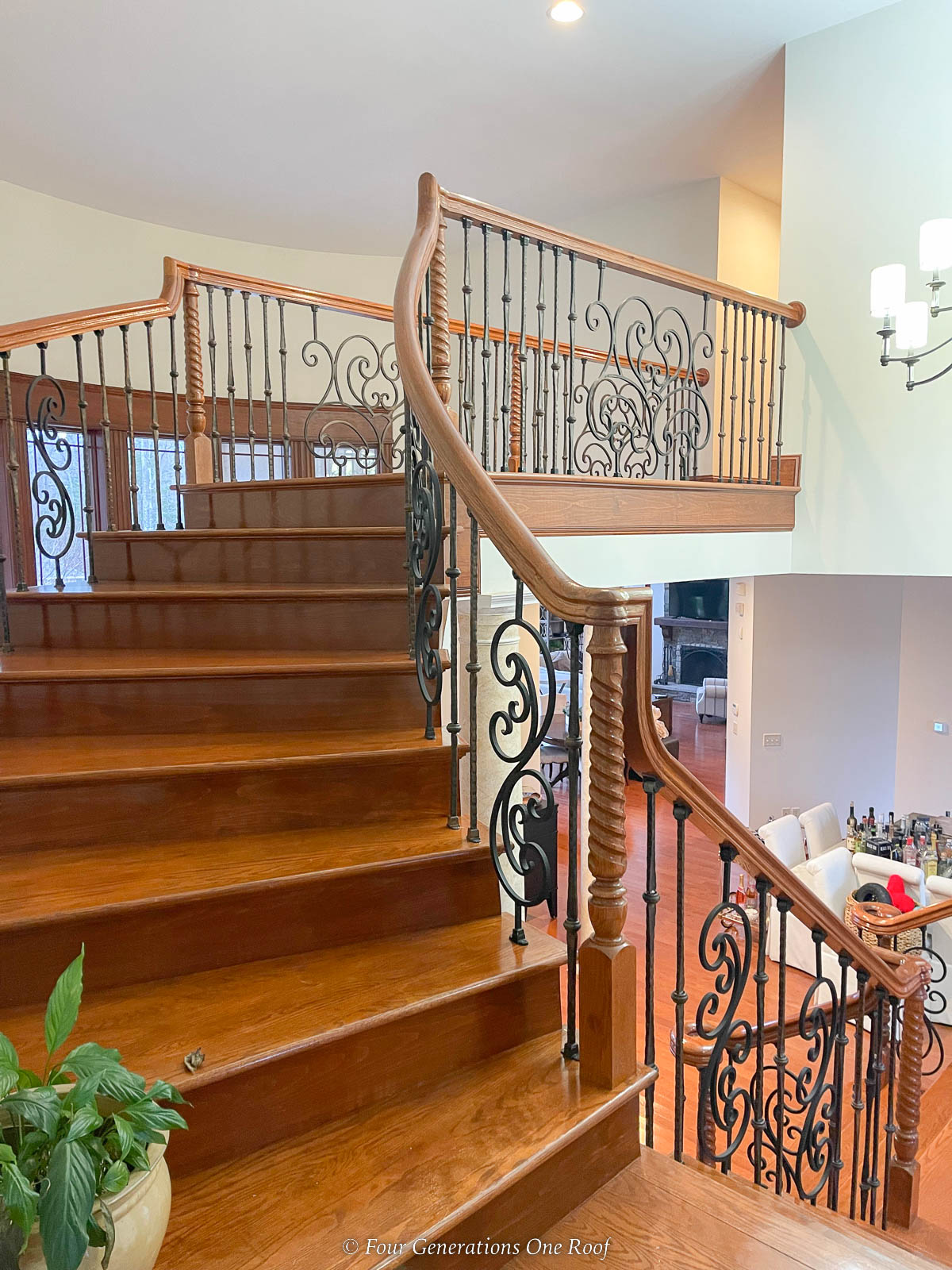 How To Prep & Paint Stair Risers Four Generations One Roof