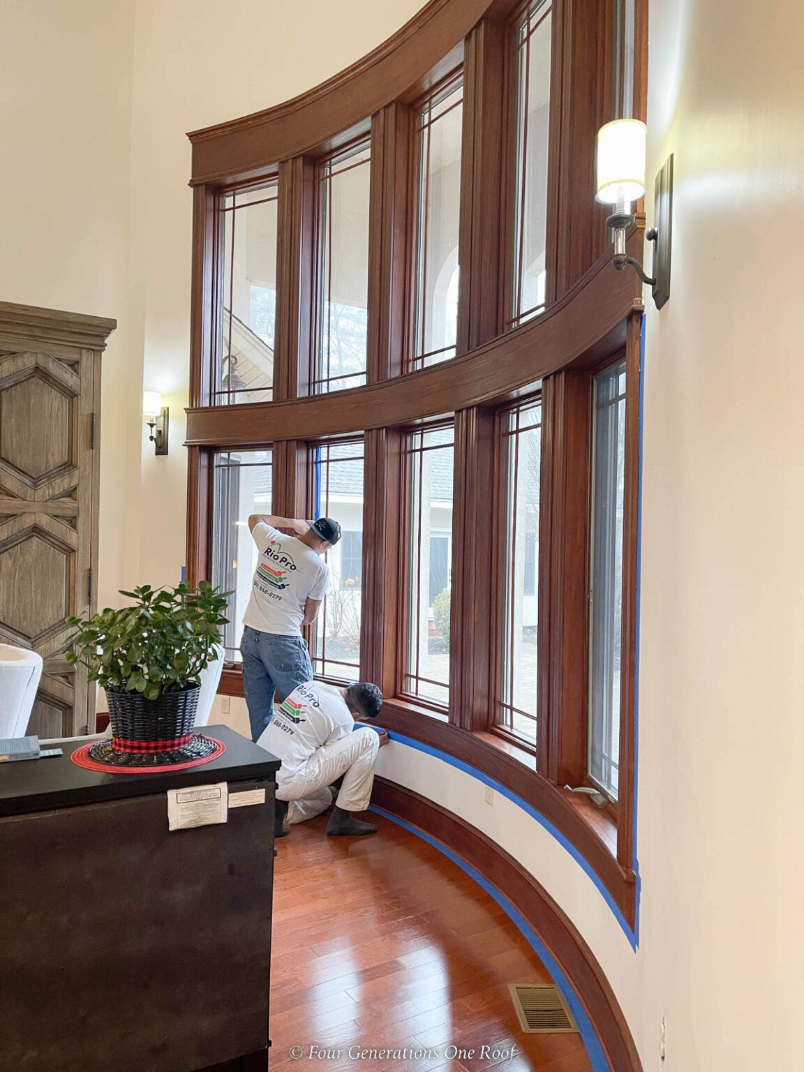 How to Paint Wood Trim Four Generations One Roof