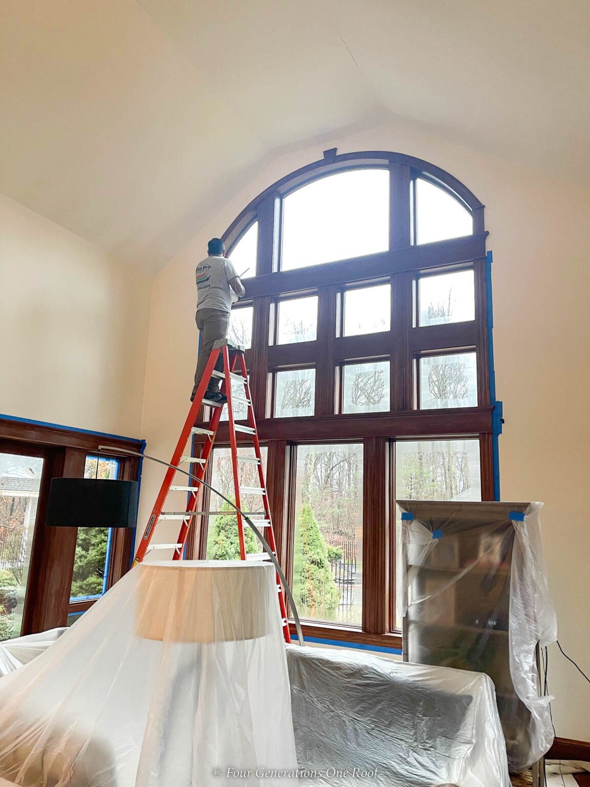 How to Paint Wood Trim Four Generations One Roof