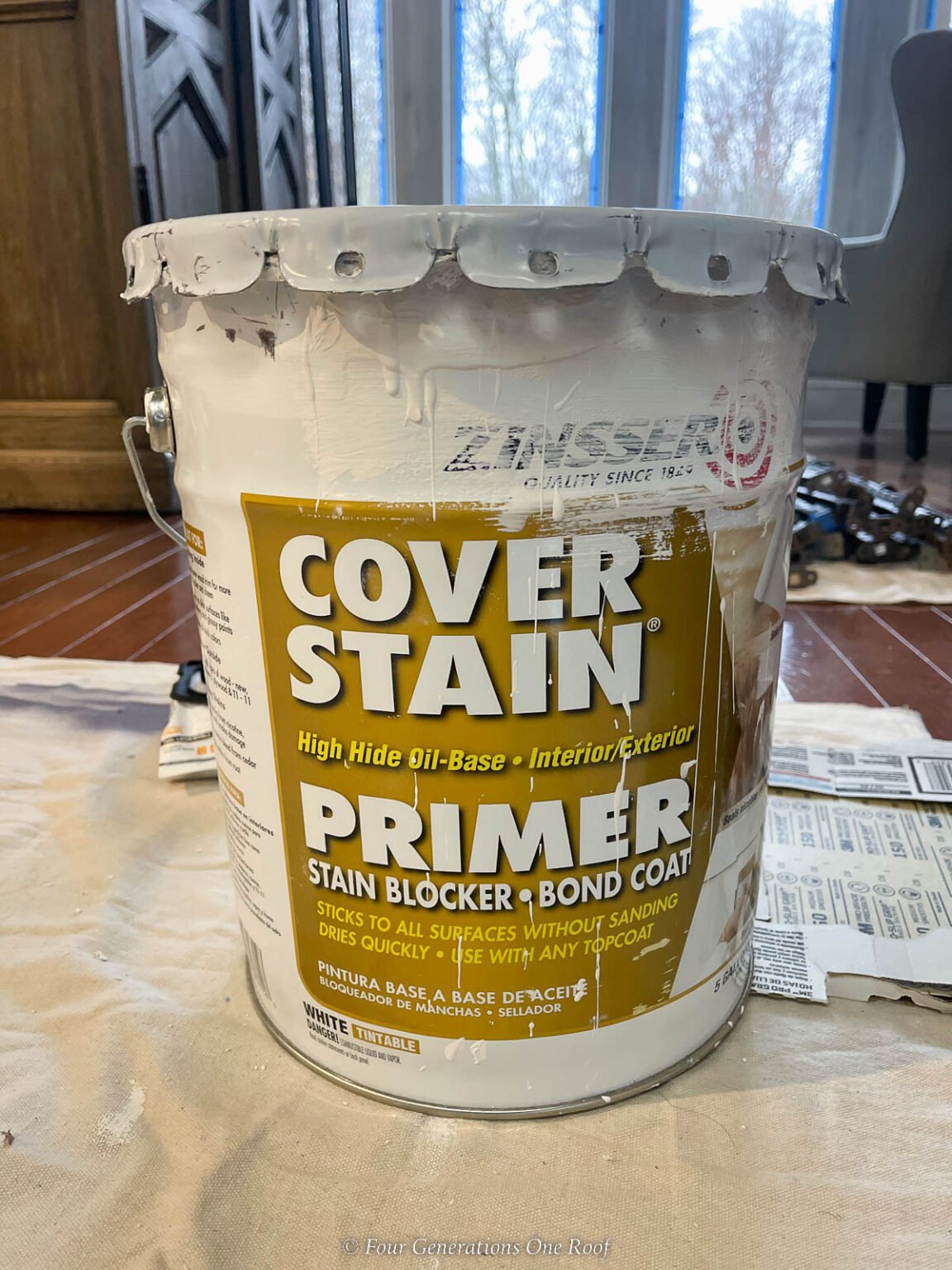 How to Paint Wood Trim Four Generations One Roof