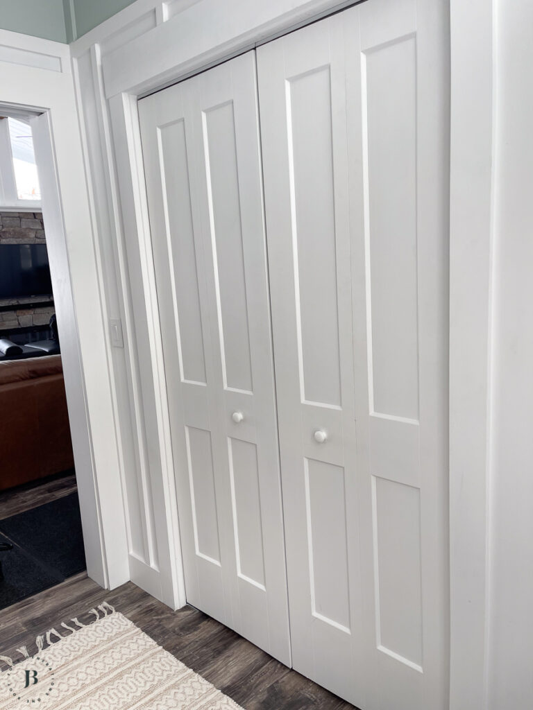 bifold closet door makeover