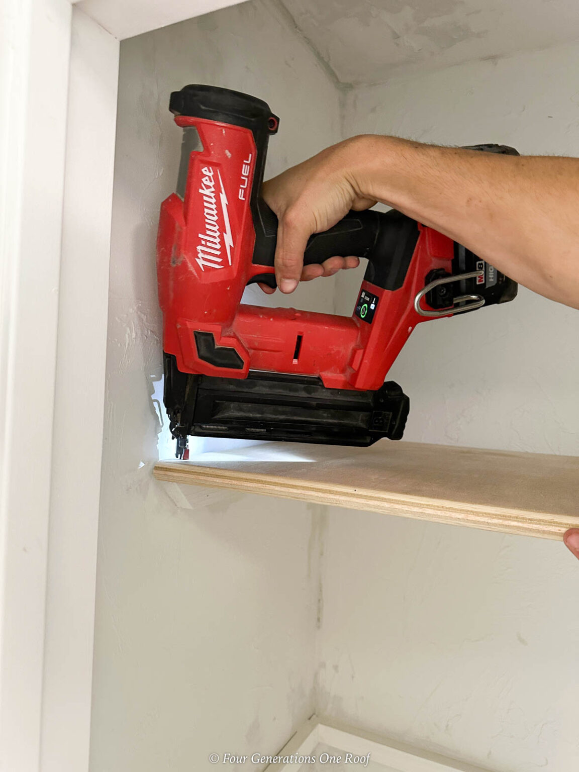 How To Build Closet Shelves | Four Generations One Roof