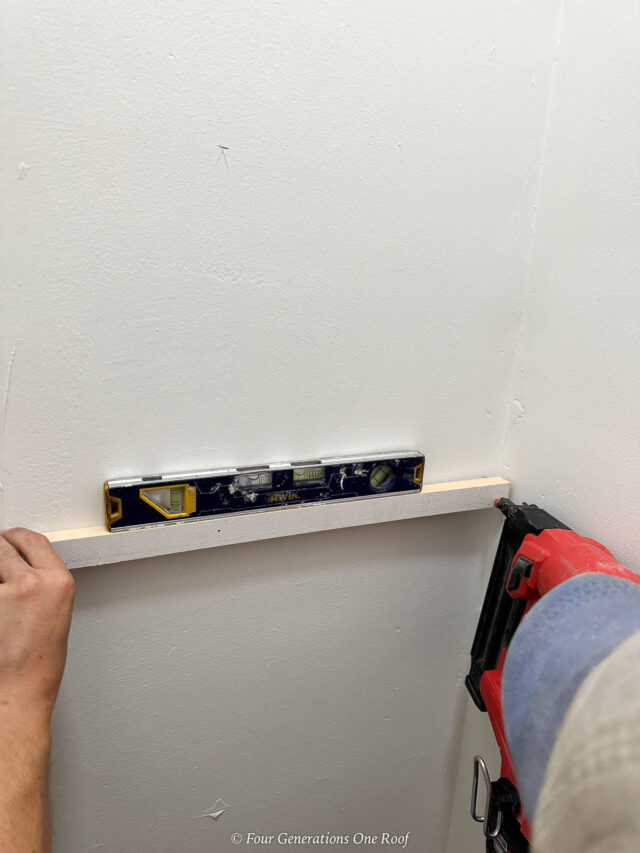 How To Build Closet Shelves | Four Generations One Roof