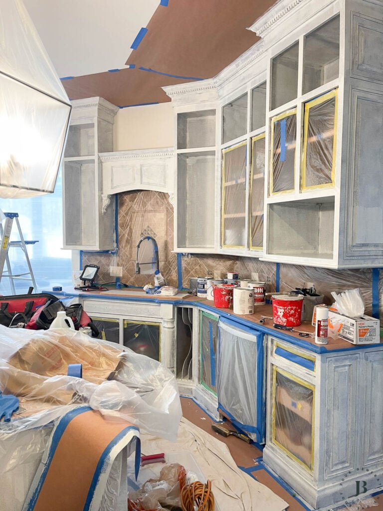 how many coats of paint for kitchen cabinets