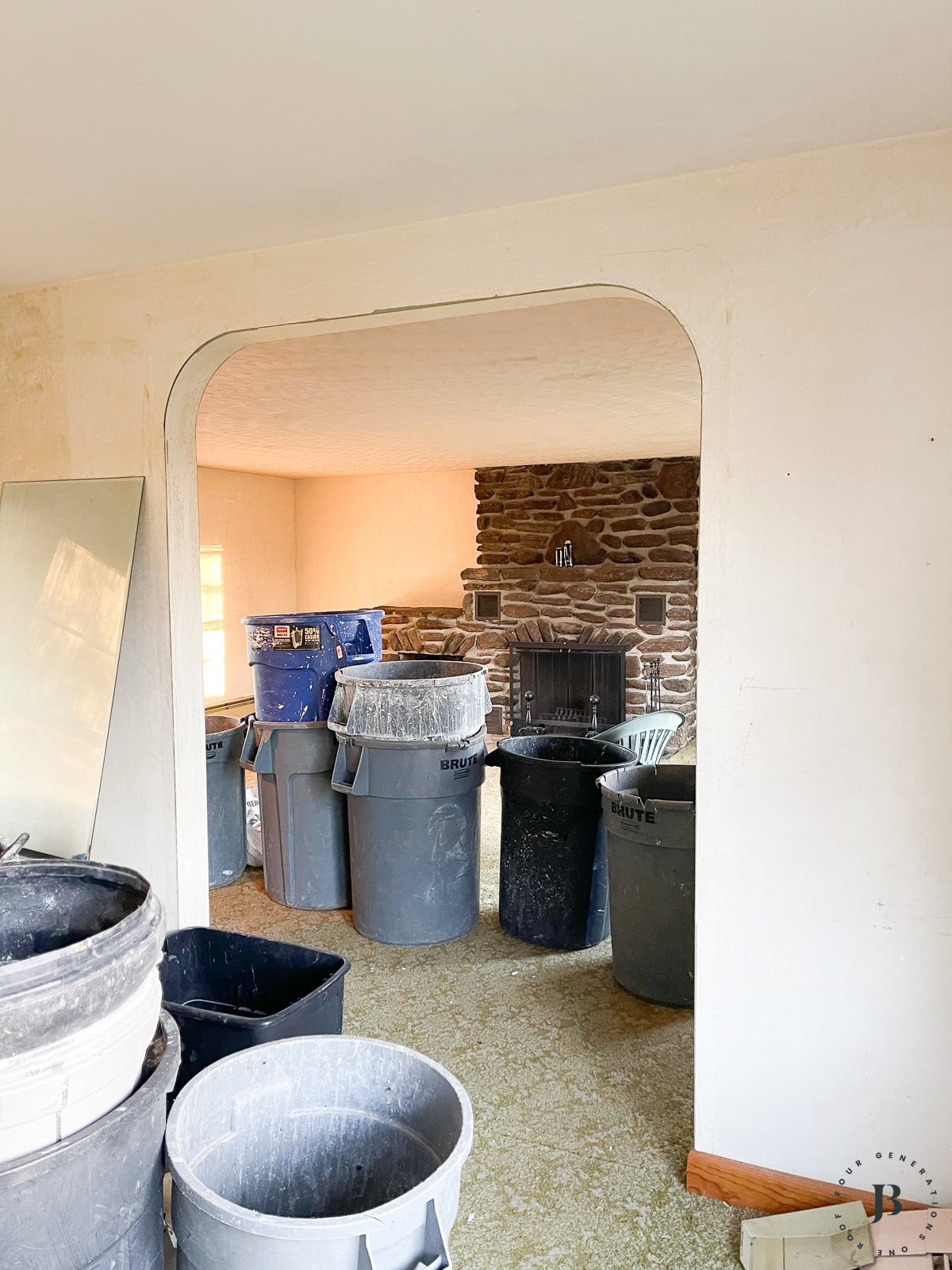 ranch house living room makeover 