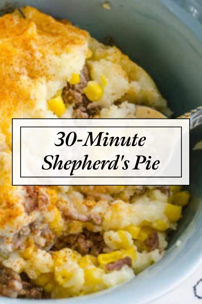 Classic 30-Minute Shepherd's Pie with Corn