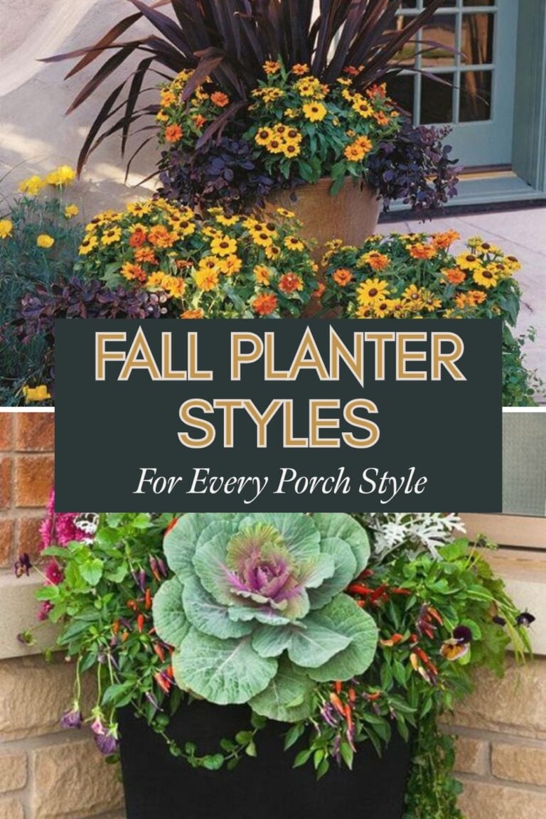 fall planter style for every porch