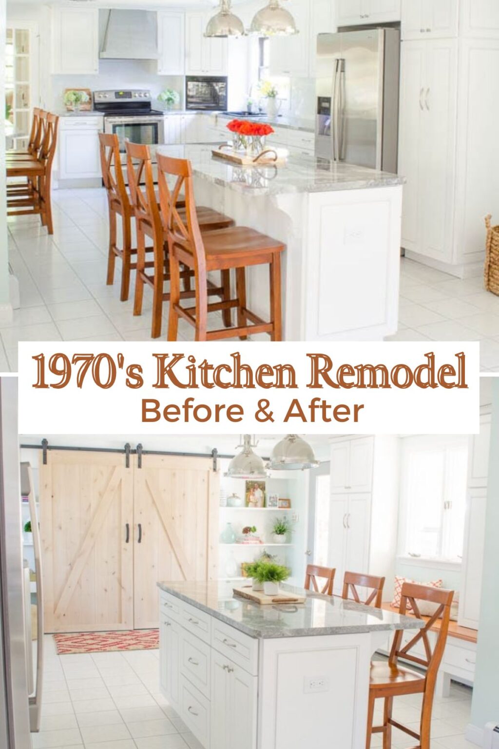 Complete 1970s Kitchen Remodel Before and After