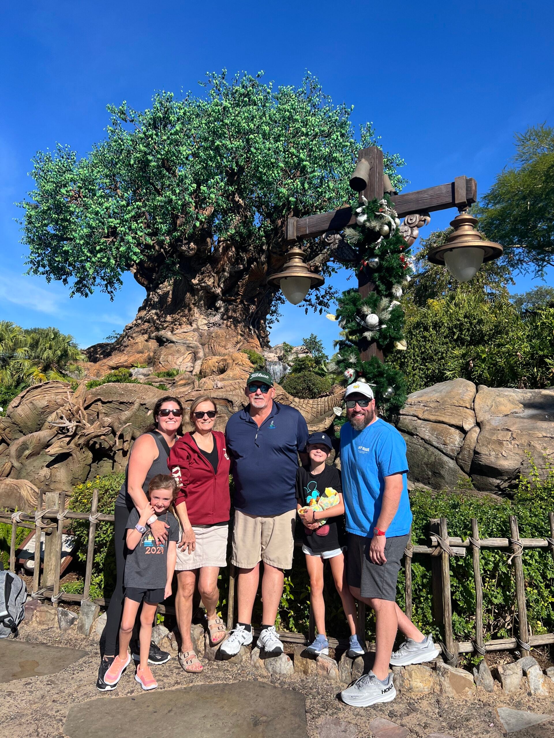 three generations of the client family together on a multigenerational family trip