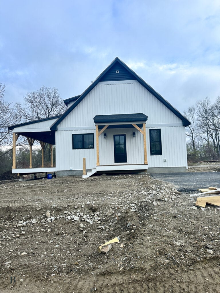 modern farmhouse ADU exterior 900 sf