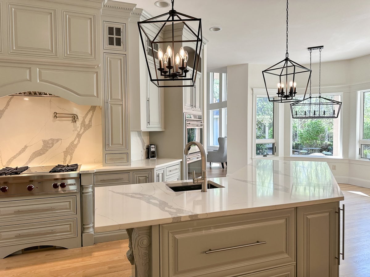 multigenerational house for sale modern mediterranean kitchen