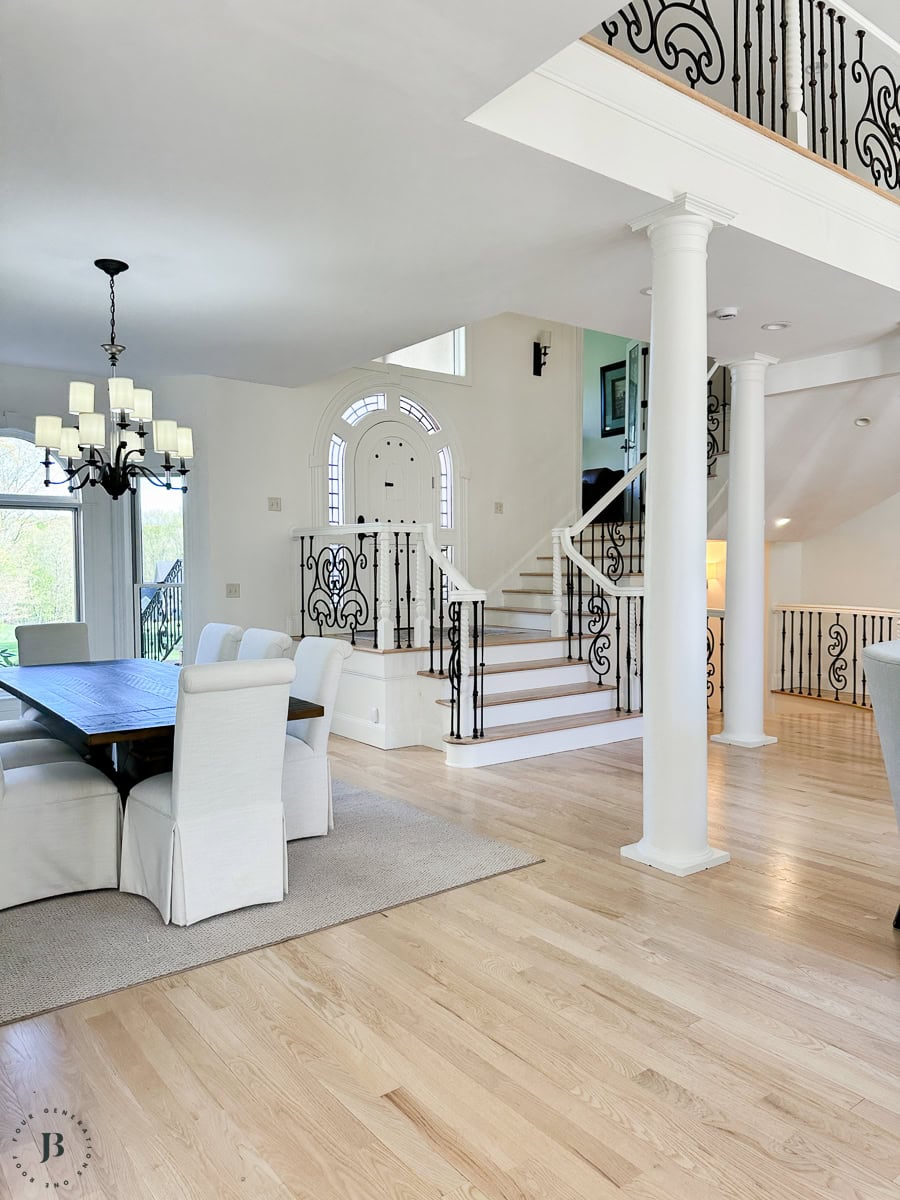 multigenerational house for sale modern mediterranean dining room