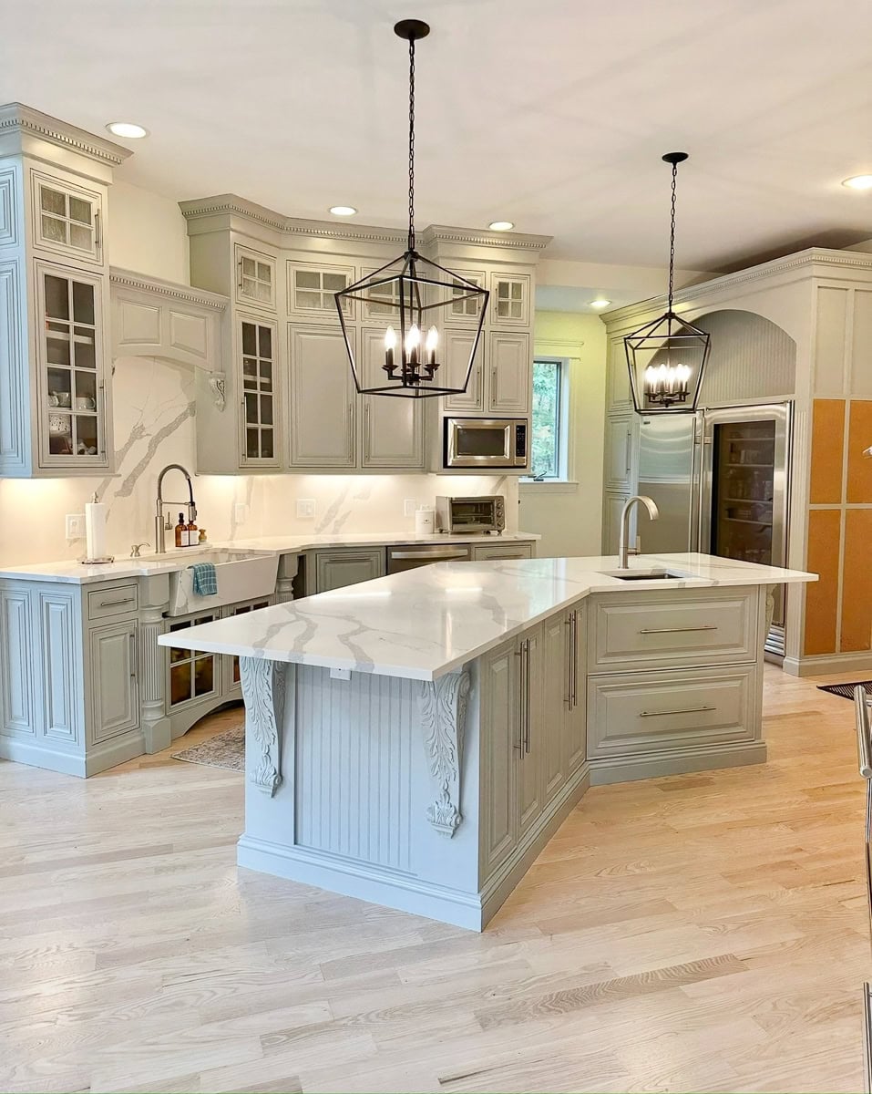 multigenerational house for sale modern mediterranean kitchen