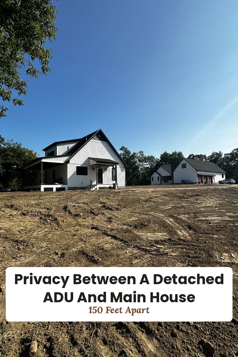 Privacy between an ADU and Main House